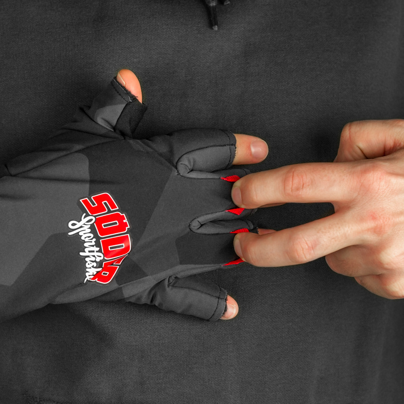 Söder Tackle Half Finger Glove Camo 