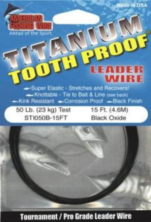 AFW - Titanium Tooth Proof Single Strand, Vorfachmaterial