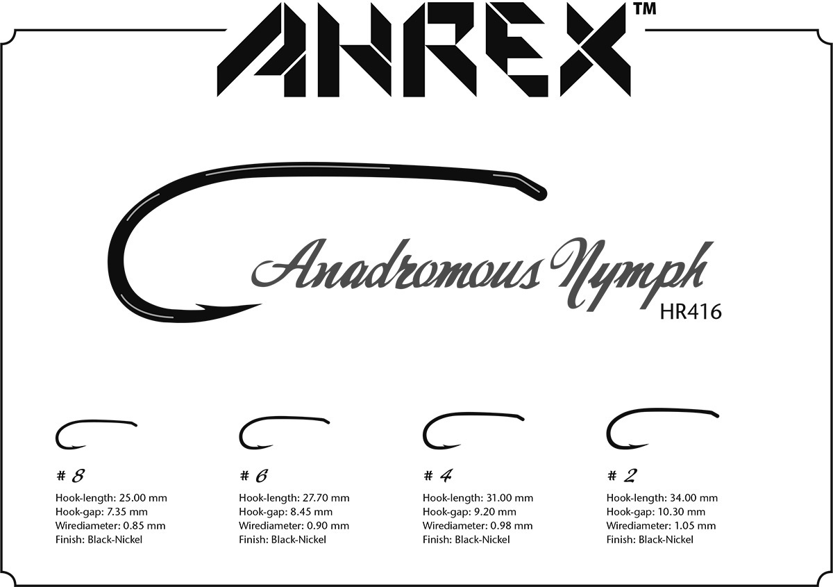 Ahrex HR416 Anadamous Nymph 15-pack