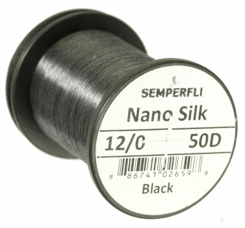 Semperfli Nano Silk 12/0 50D - Black