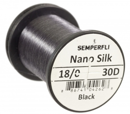 Semperfli Nano Silk 18/0 30D Black